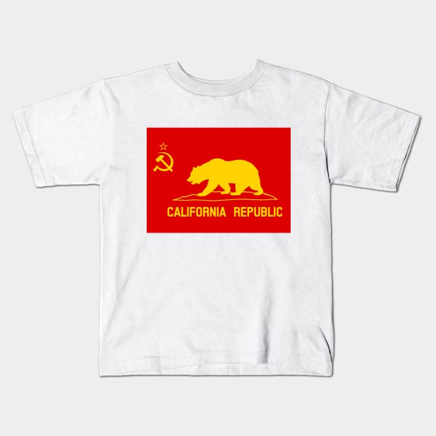 California Republic Kids T-Shirt by GoshaDron